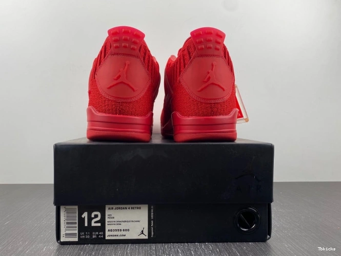 Rep TBK 4 Red AQ3559-600 Flyknit Retro Jordan 0714